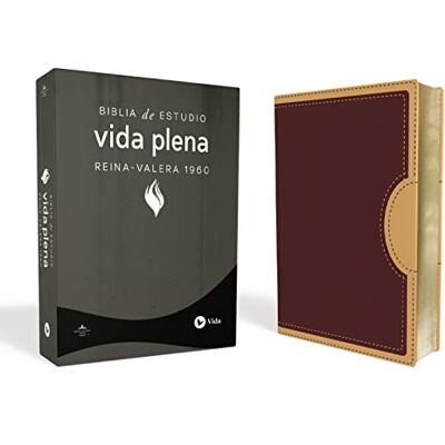 Zondervan RVR60, Biblia de Estudio de la vida plena, Leathersoft, Rojo-Beige - Publicité Zondervan RVR60, Biblia de Estudio de la vida plena, Leathersoft, Rojo-Beige - Publicité