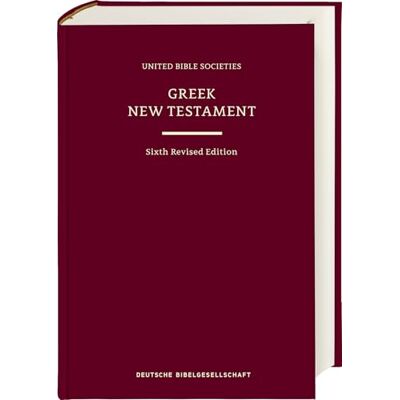 Institute for New Testament Textual Research Greek New Testament - Publicité Institute for New Testament Textual Research Greek New Testament - Publicité