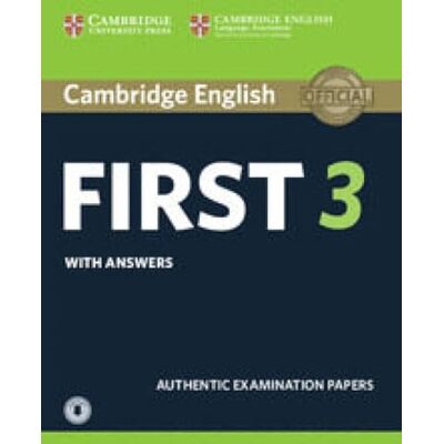 Cambridge University Press Cambridge English First 3 Student's Book with Answers with Audio - Publicité Cambridge University Press Cambridge English First 3 Student's Book with Answers with Audio - Publicité