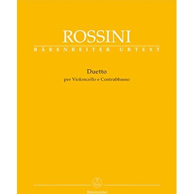Philip Gossett Duetto per Violoncello e Contrabbasso. Partitur, Stimmensatz, Urtextausgabe - Publicité Philip Gossett Duetto per Violoncello e Contrabbasso. Partitur, Stimmensatz, Urtextausgabe - Publicité