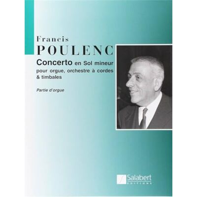 Francis, Poulenc Concerto En Sol Mineur. Orgue. Partition - Publicité Francis, Poulenc Concerto En Sol Mineur. Orgue. Partition - Publicité