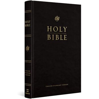 ESV Church Bible, Large Print, Red Letter (Hardcover, Black) - Publicité ESV Church Bible, Large Print, Red Letter (Hardcover, Black) - Publicité