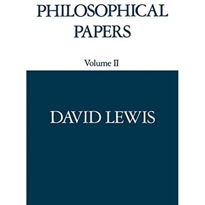 Lewis, David Philosophical Papers (Volume II) - Publicité Lewis, David Philosophical Papers (Volume II) - Publicité