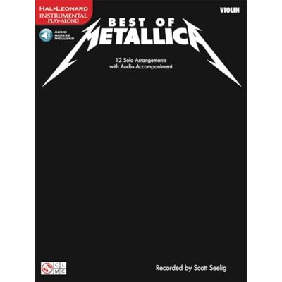 Divers, Auteurs Best Of Metallica Violin Book/Cd - Publicité Divers, Auteurs Best Of Metallica Violin Book/Cd - Publicité