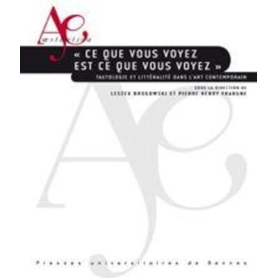 PUR CE QUE VOUS VOYEZ EST CE QUE VOUS VOYEZ - Publicité PUR CE QUE VOUS VOYEZ EST CE QUE VOUS VOYEZ - Publicité