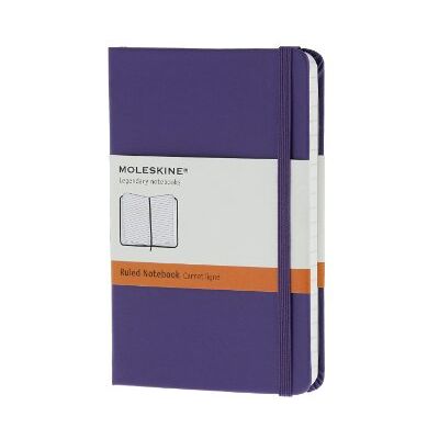 Moleskine Ruled Notebook Brilliant Violet - Publicité Moleskine Ruled Notebook Brilliant Violet - Publicité