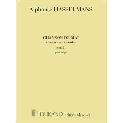 Alphonse, Hasselmans Chanson De Mai Harpe Romance Sans Paroles - Publicité Alphonse, Hasselmans Chanson De Mai Harpe Romance Sans Paroles - Publicité