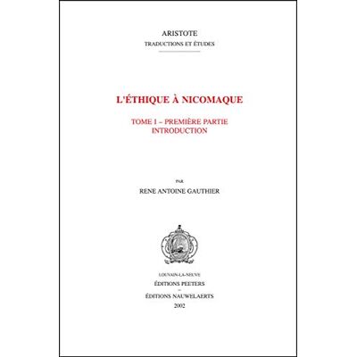 Aristote Ethique à Nicomaque (4 vols.) - Publicité Aristote Ethique à Nicomaque (4 vols.) - Publicité