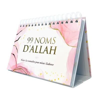 Collectif 99 NOMS D'ALLAH MIEUX LE CONNAÎTRE POUR MIEUX L'ADORER CALENDRIER CHEVALET BEIGE - Publicité Collectif 99 NOMS D'ALLAH MIEUX LE CONNAÎTRE POUR MIEUX L'ADORER CALENDRIER CHEVALET BEIGE - Publicité