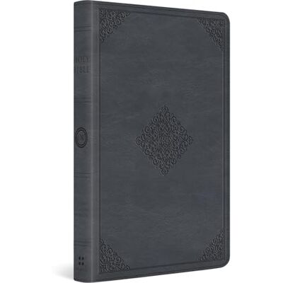 Holy Bible: Esv Thinline Bible Trutone, Azurite Blue, Ornament Design - Publicité Holy Bible: Esv Thinline Bible Trutone, Azurite Blue, Ornament Design - Publicité