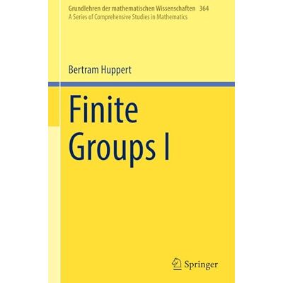 Huppert, Bertram Endliche Gruppen I - Publicité Huppert, Bertram Endliche Gruppen I - Publicité