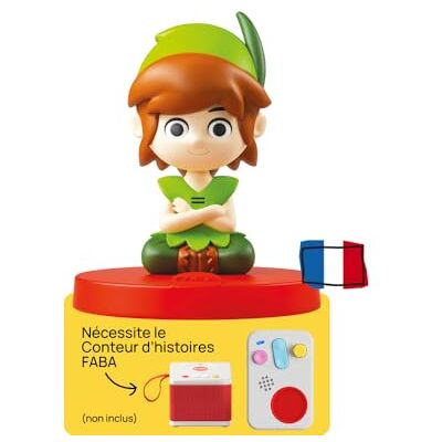 FABA Personnage Sonore – Peter Pan et Une Autre Histoire – Contes de fées et Histoires sonores, Enfants 3-5 Ans à écouter avec Le Conteur d’Histoires, Jeu éducatif, Version française - Publicité FABA Personnage Sonore – Peter Pan et Une Autre Histoire – Contes de fées et Histoires sonores, Enfants 3-5 Ans à écouter avec Le Conteur d’Histoires, Jeu éducatif, Version française - Publicité