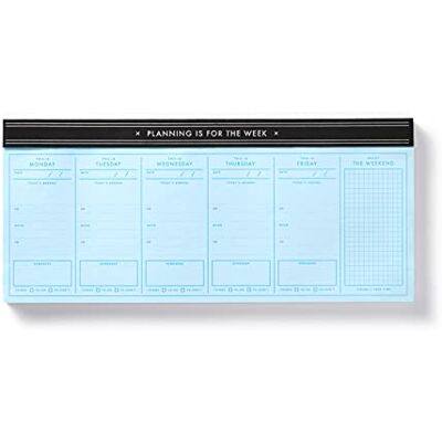 Galison Planning Is For The Week Weekly Planner Pad - Publicité Galison Planning Is For The Week Weekly Planner Pad - Publicité