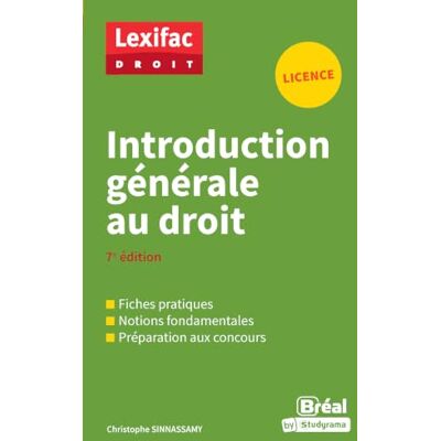 Christophe Sinnassamy Introduction générale au droit - Publicité Christophe Sinnassamy Introduction générale au droit - Publicité
