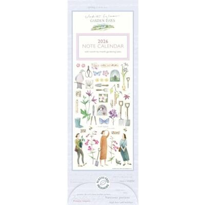 Carousel Calendars Garden Days Slim Calendar 2026 - Publicité Carousel Calendars Garden Days Slim Calendar 2026 - Publicité
