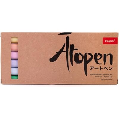 Dingbats* Notebooks Dingbats Ātopen Stylos à Double Pointe Anti-bavure Feutres Coloriage Adulte Fineliner, Feutre Pinceau pour Journal, Calligraphie Set Pastel - Publicité Dingbats* Notebooks Dingbats Ātopen Stylos à Double Pointe Anti-bavure Feutres Coloriage Adulte Fineliner, Feutre Pinceau pour Journal, Calligraphie Set Pastel - Publicité