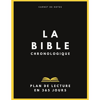 En Famille, Bible La Bible chronologique: Plan de lecture en 1 an - Publicité En Famille, Bible La Bible chronologique: Plan de lecture en 1 an - Publicité