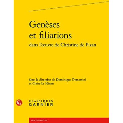Collectif Genèses et filiations - Publicité Collectif Genèses et filiations - Publicité