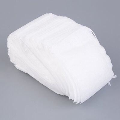 Rocita Lot de 200 Sachets de Thé jetable en Papier Filtrant Filtre à Thé Pour Thé Vrac Epices Blanc - Publicité Rocita Lot de 200 Sachets de Thé jetable en Papier Filtrant Filtre à Thé Pour Thé Vrac Epices Blanc - Publicité