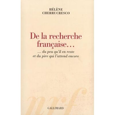 Cherruscresco, Hélène De la recherche française - Publicité Cherruscresco, Hélène De la recherche française - Publicité