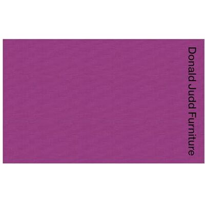 Judd, Donald Furniture - Publicité Judd, Donald Furniture - Publicité