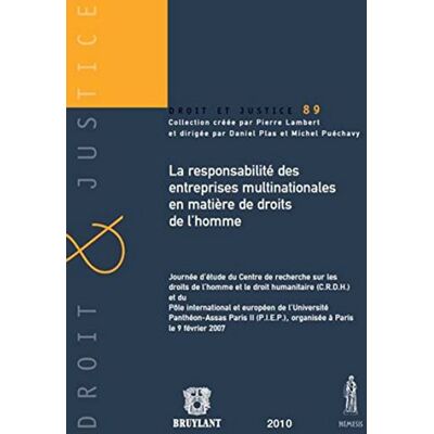 Collectif La Responsabilité des entreprises multinationales - Publicité Collectif La Responsabilité des entreprises multinationales - Publicité