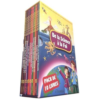 Collectif Pack de 10 livres pour les enfants : Collection "De la Science à la Foi : Découvrir Allah à travers Sa Création - Publicité Collectif Pack de 10 livres pour les enfants : Collection "De la Science à la Foi : Découvrir Allah à travers Sa Création - Publicité