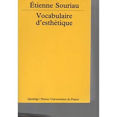 Collectif Vocabulaire d'esthétique - Publicité Collectif Vocabulaire d'esthétique - Publicité