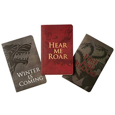 Insight Editions Game of Thrones: Pocket Notebook Collection (Set of 3): House Words - Publicité Insight Editions Game of Thrones: Pocket Notebook Collection (Set of 3): House Words - Publicité
