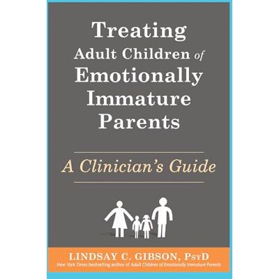 Gibson, Lindsay C Treating Adult Children of Emotionally Immature Parents: A Clinician's Guide - Publicité Gibson, Lindsay C Treating Adult Children of Emotionally Immature Parents: A Clinician's Guide - Publicité