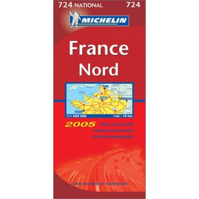 Michelin Carte routière : France Nord - Publicité Michelin Carte routière : France Nord - Publicité