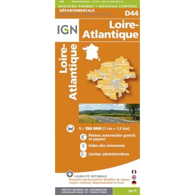 IGN Loire Atlantique dép 44 (721244) - Publicité IGN Loire Atlantique dép 44 (721244) - Publicité