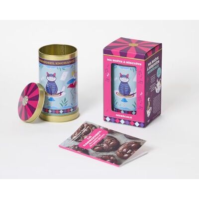 Collectif Coffret Ma boîte à biscuits musicale -: 1 boîte métal qui joue de la musique et tourne 1 livre de 72 pages de cookies et petits gâteaux - Publicité Collectif Coffret Ma boîte à biscuits musicale -: 1 boîte métal qui joue de la musique et tourne 1 livre de 72 pages de cookies et petits gâteaux - Publicité