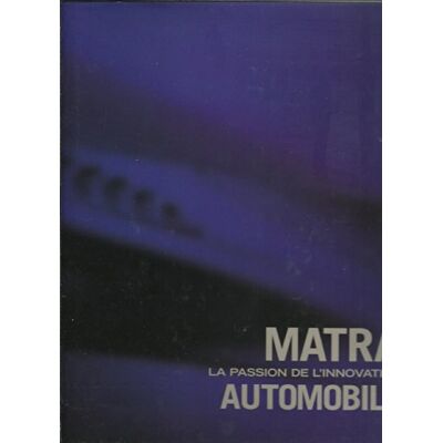 Martinez, Alberto Matra. La Passion De L'Innovation Automobile - Publicité Martinez, Alberto Matra. La Passion De L'Innovation Automobile - Publicité