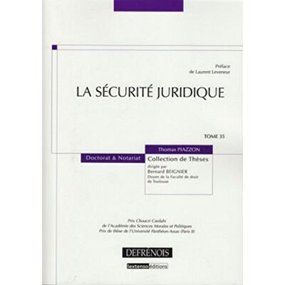 Collectif La Sécurité juridique - Publicité Collectif La Sécurité juridique - Publicité