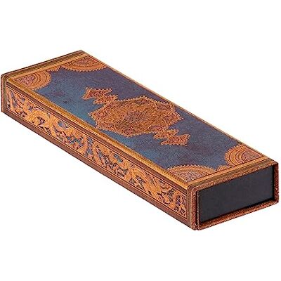 Étui à crayons Paperblanks Safavide Indigo - Publicité Étui à crayons Paperblanks Safavide Indigo - Publicité