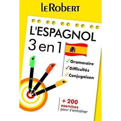 Collectif L'espagnol 3 en 1 : grammaire, difficultés, conjugaison - Publicité Collectif L'espagnol 3 en 1 : grammaire, difficultés, conjugaison - Publicité