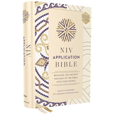 Zondervan NIV Application Bible, Hardcover, Multi-Cream, Red Letter, Comfort Print: Bringing the Ancient Message of the Bible into Your World - Publicité Zondervan NIV Application Bible, Hardcover, Multi-Cream, Red Letter, Comfort Print: Bringing the Ancient Message of the Bible into Your World - Publicité