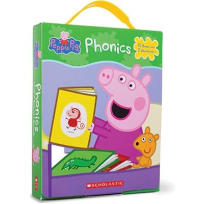 Scholastic Peppa Phonics Boxed Set (Peppa Pig) - Publicité Scholastic Peppa Phonics Boxed Set (Peppa Pig) - Publicité