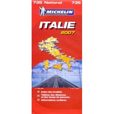 CARTE ROUTIERE 735 ITALIE 2007 - Publicité CARTE ROUTIERE 735 ITALIE 2007 - Publicité