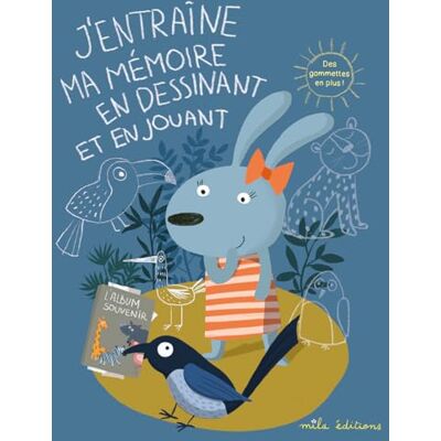 Démoulin, Marion J'entraîne ma mémoire en dessinant et en jouant: des gommettes en plus ! - Publicité Démoulin, Marion J'entraîne ma mémoire en dessinant et en jouant: des gommettes en plus ! - Publicité