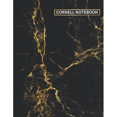 Publications, Magizh Cornell Notes Notebook: Efficient Note Taking System School, College, And Work 200 Pages Ruled 8.5 X 11 High Thoughts Meeting Notes Marble Notebook Black and Gold Pattern - Publicité Publications, Magizh Cornell Notes Notebook: Efficient Note Taking System School, College, And Work 200 Pages Ruled 8.5 X 11 High Thoughts Meeting Notes Marble Notebook Black and Gold Pattern - Publicité