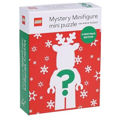 Lego Mystery Minifigure Mini Puzzle: 126-piece Puzzle Christmas Edition - Publicité Lego Mystery Minifigure Mini Puzzle: 126-piece Puzzle Christmas Edition - Publicité