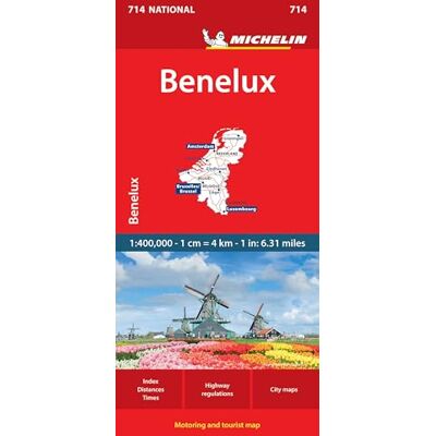 Michelin Benelux Map 714 - Publicité Michelin Benelux Map 714 - Publicité
