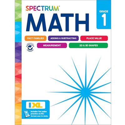 Spectrum Math, Grade 1 - Publicité Spectrum Math, Grade 1 - Publicité