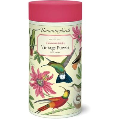 CAVALLINI & CO. Cavallini 1000 Piece Puzzle, Hummingbirds (PZL/HUM) - Publicité CAVALLINI & CO. Cavallini 1000 Piece Puzzle, Hummingbirds (PZL/HUM) - Publicité