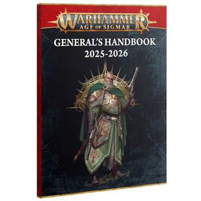 Games Workshop Warhammer Age of Sigmar General's Handbook 2025-2026 - Publicité Games Workshop Warhammer Age of Sigmar General's Handbook 2025-2026 - Publicité