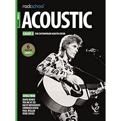 Various Rockschool Acoustic Guitar Grade 3 (2019). Comprend Enregistrement(s) en ligne - Publicité Various Rockschool Acoustic Guitar Grade 3 (2019). Comprend Enregistrement(s) en ligne - Publicité