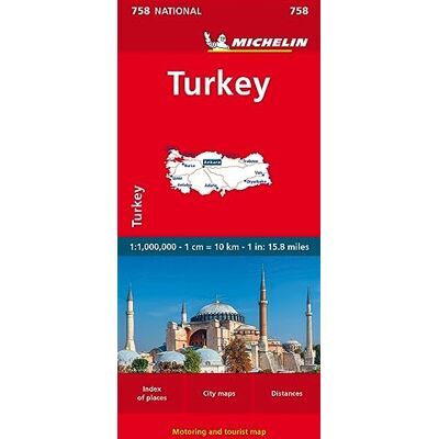 Michelin Turkey Map - Publicité Michelin Turkey Map - Publicité