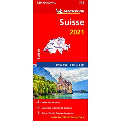 Michelin Carte Nationale Suisse 2021 - Publicité Michelin Carte Nationale Suisse 2021 - Publicité